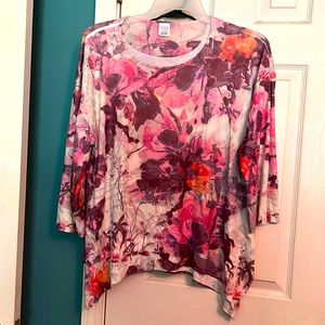 Time and Tru 3/4 Length Sleeve Top